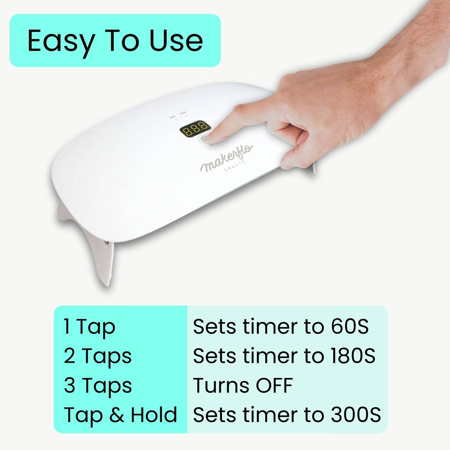 MakerFlo - Wholesale Craft Tool - UV Resin Lamp7