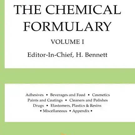 Books by splitShops - Wholesale Science & Math - The Chemical Formulary, Volume 1 - Paperback