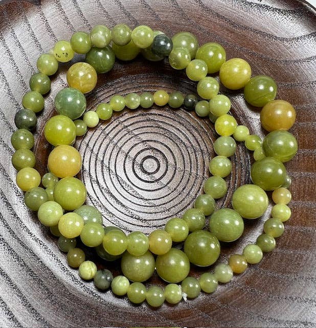 Namu Baru Inc. - Wholesale Beaded Bracelet - Serpentine Beaded Bracelet Wrist Mala 8mm - Average Wrist0