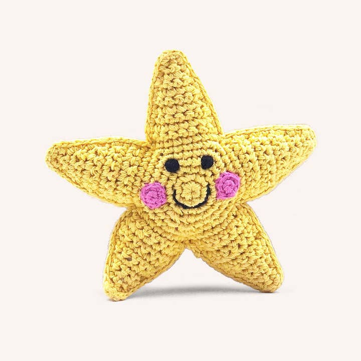 Friendly Rattle - Star for wholesale by PebbleChild USA