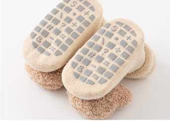 Annie & Charles – wholesale Socks – baby – Annie & Charles® socks with non-slip sole BEAR2