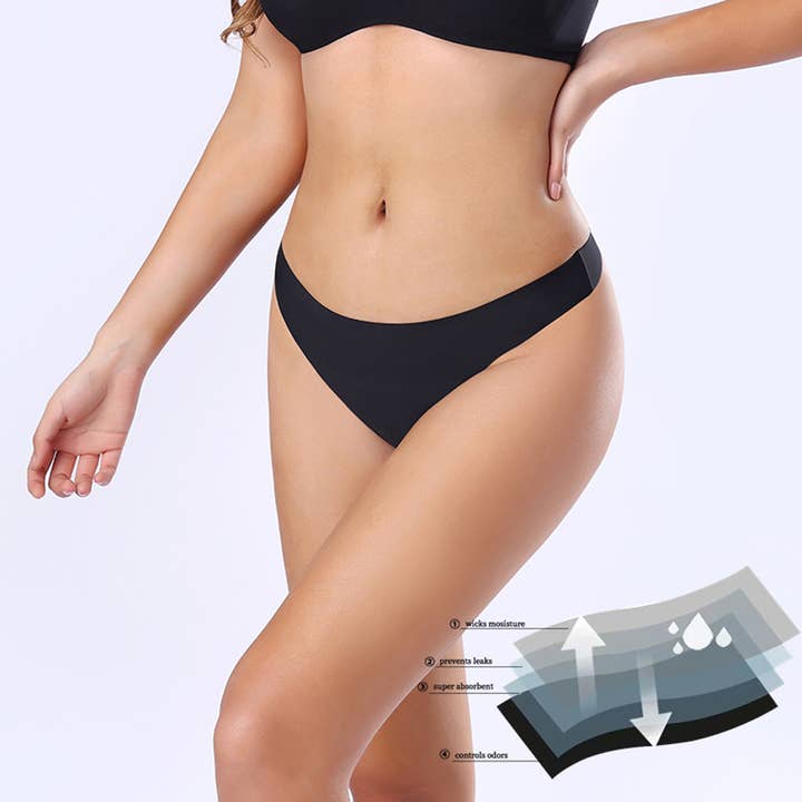 Noir Bademode étanche à la fuite de période menstruelle für den Großhandel auf Faire6