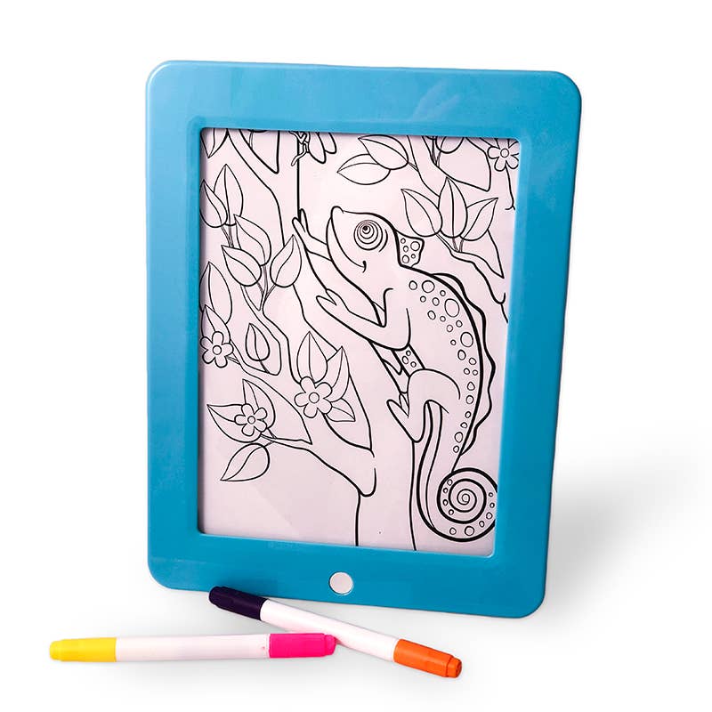 Flipo Group, Ltd. - Vente Planche à dessin – enfant et bébé - Tableau à dessin lumineux Disco Scribble avec activation sonore6