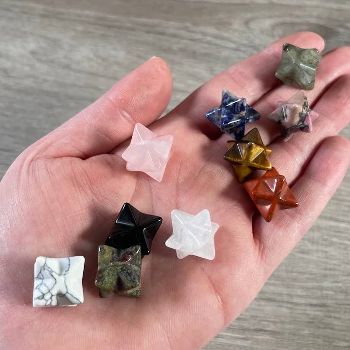 Keystone Crystals - Wholesale Spiritual Stone/Crystal - Gemstone Merkaba Star Sacred Geometry Crystal – 1/2 Inch3