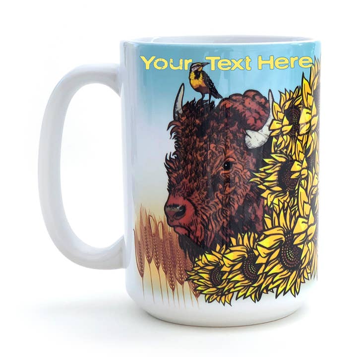 Illustrated Ceramic Mug – 15oz Case Pack 24 for wholesale by Two Little Fruits