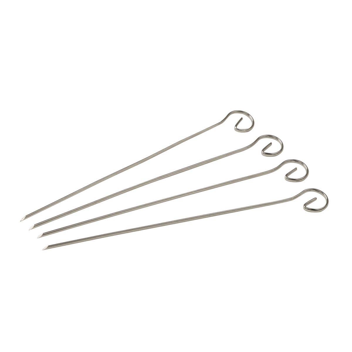Zenker - Wholesale Skewer - Set of 4 stainless steel skewers 21 cm Fackelmann BBQ Edition0