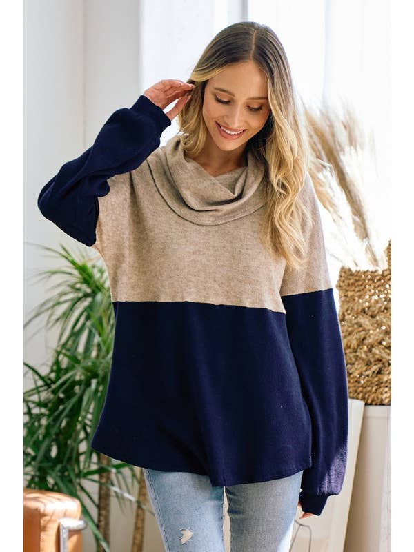 Moonshot Clothing - Wholesale Tunic - Women's - MST3388-I will always love you colorblock top9