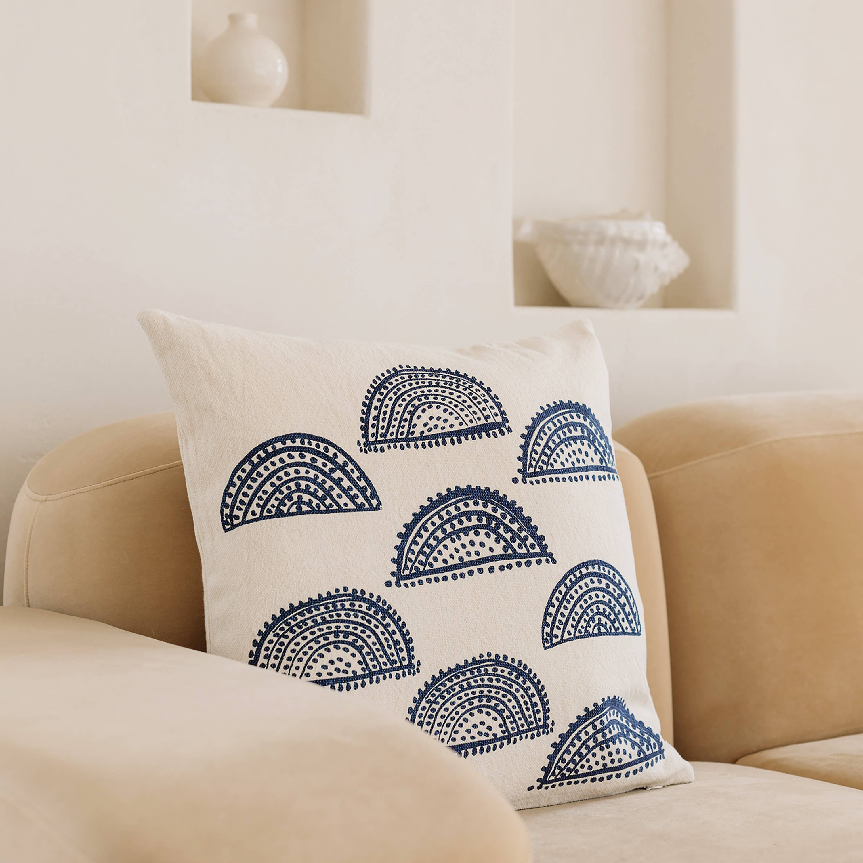 NAKI & SSAM INC. - Wholesale Throw Pillow Cover - Meraki Collection 20in. Square Gond Art Inspired Small16