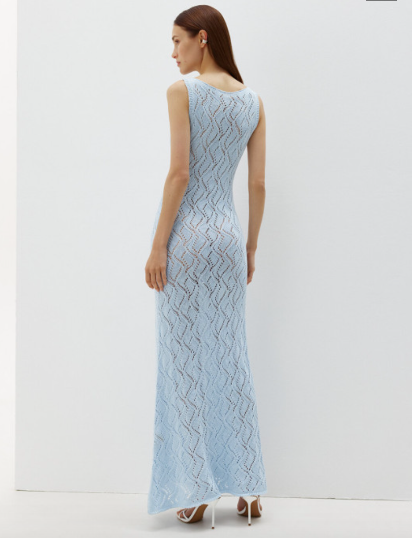 Nenya Fashion Limited - Wholesale Dress - Women's - Openwork Sleeveless Maxi Dress Rafaella4