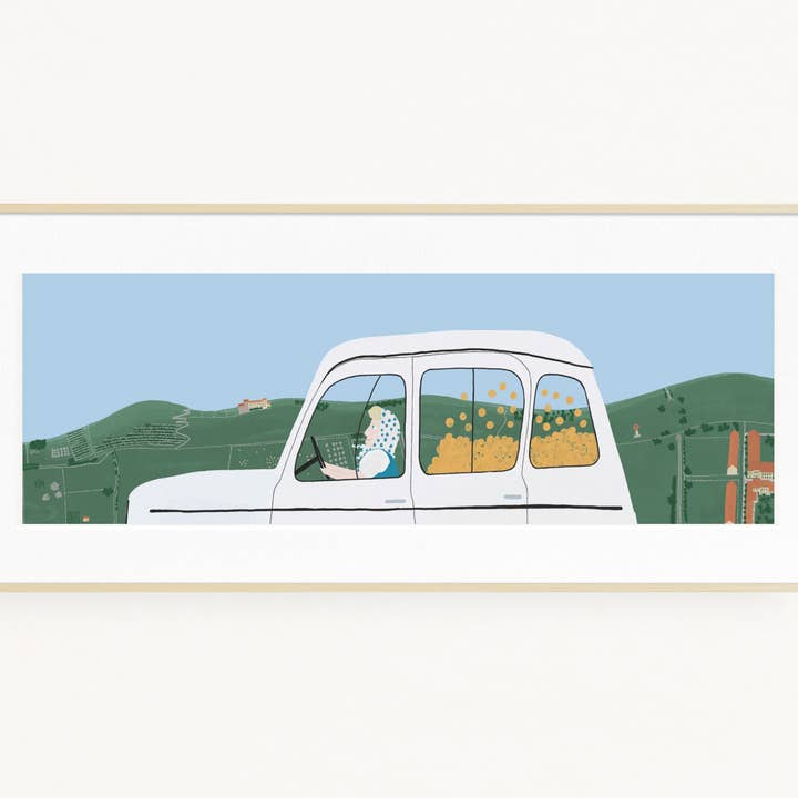 SCÈNES - GRAND-MÈRE MALLORCAINE - CHAMP pour la vente par Raccontin