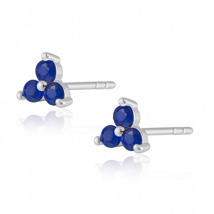 Kira Sapphire Studs for wholesale by Sahira Jewelry Design