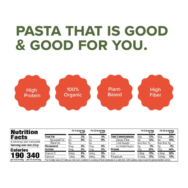 Explore Cuisine - Wholesale Pasta - Organic Red Lentil Spaghetti