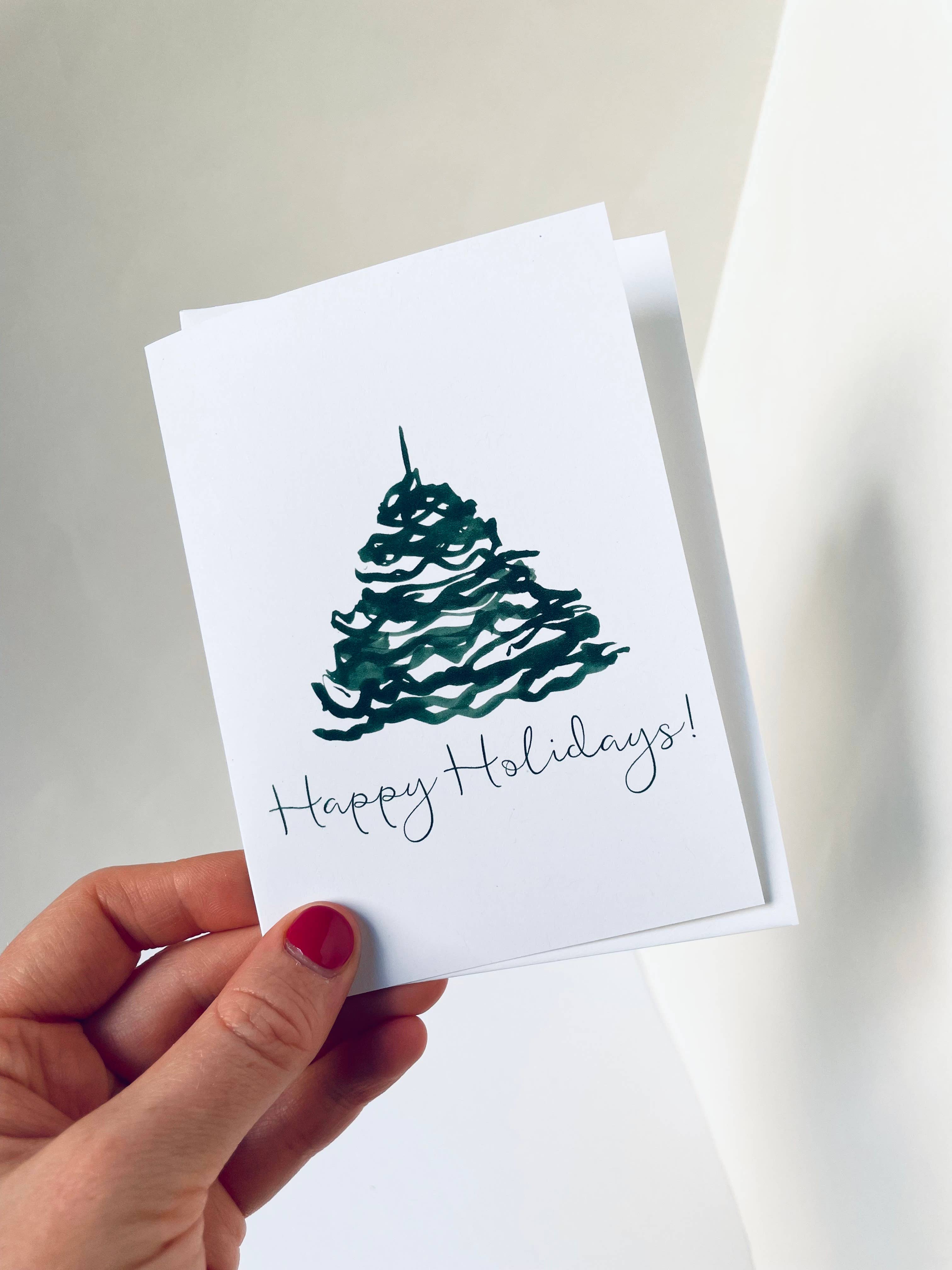 Atelier By Cat - Vente Cartes de Noël - Cartes de Noël amusantes, cartes-notes Tis The Season, 100 % recyclées8