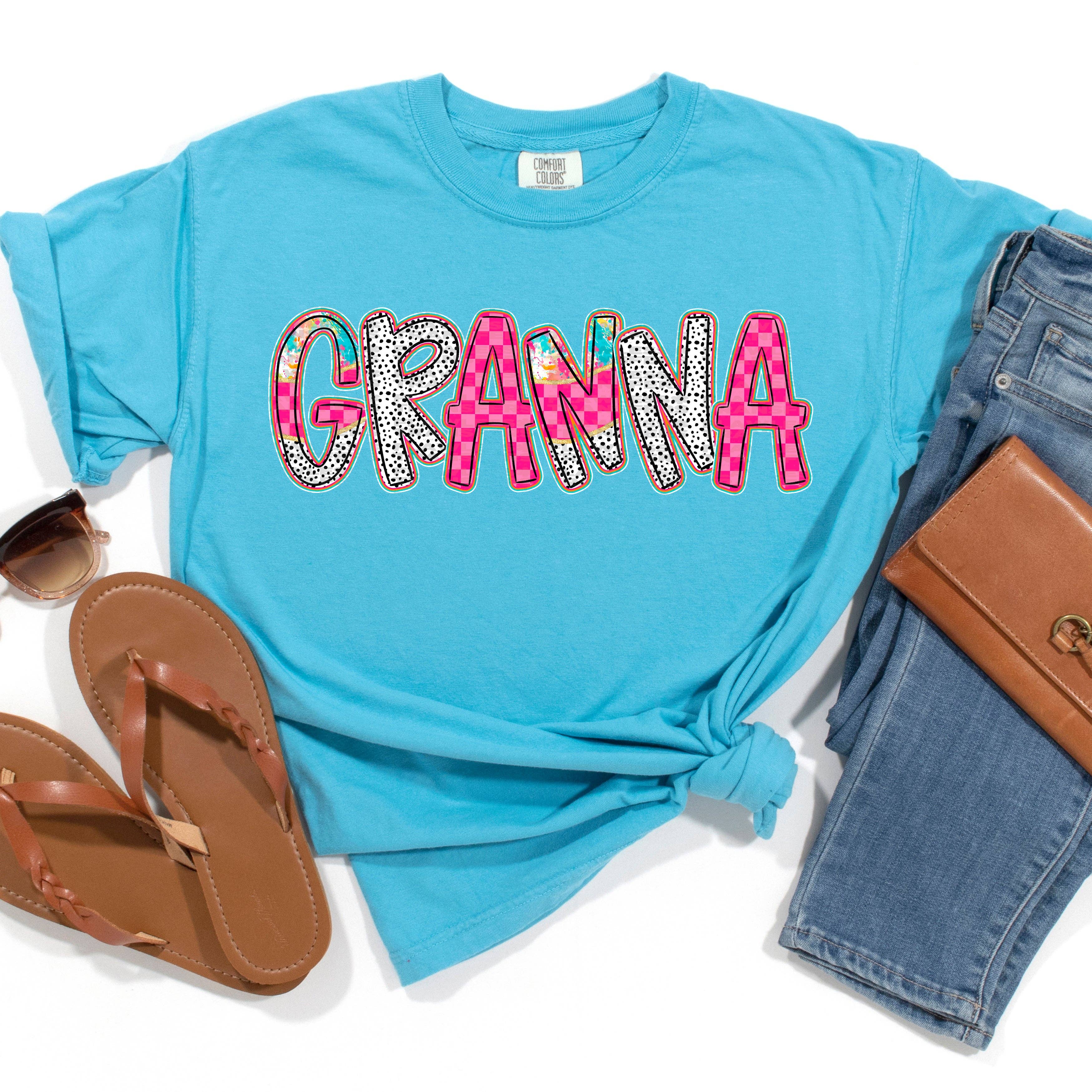 Flawless Transfers - Wholesale Sublimation Transfer - Granna Happy Chaos Alpha #2036 DTF Transfer0