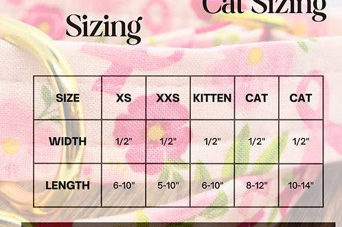 Little Barks Boutique - Wholesale Pet Collar - Cat - Cotton Cat Collar - Gold Hearts2