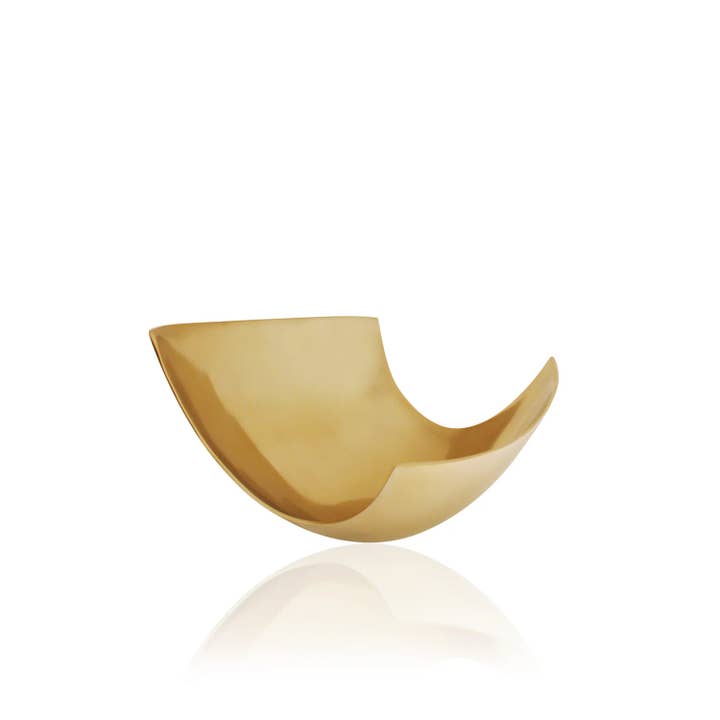 Galore Home - Vendita all'ingrosso Vasi - Vaso curvo in metallo piccolo