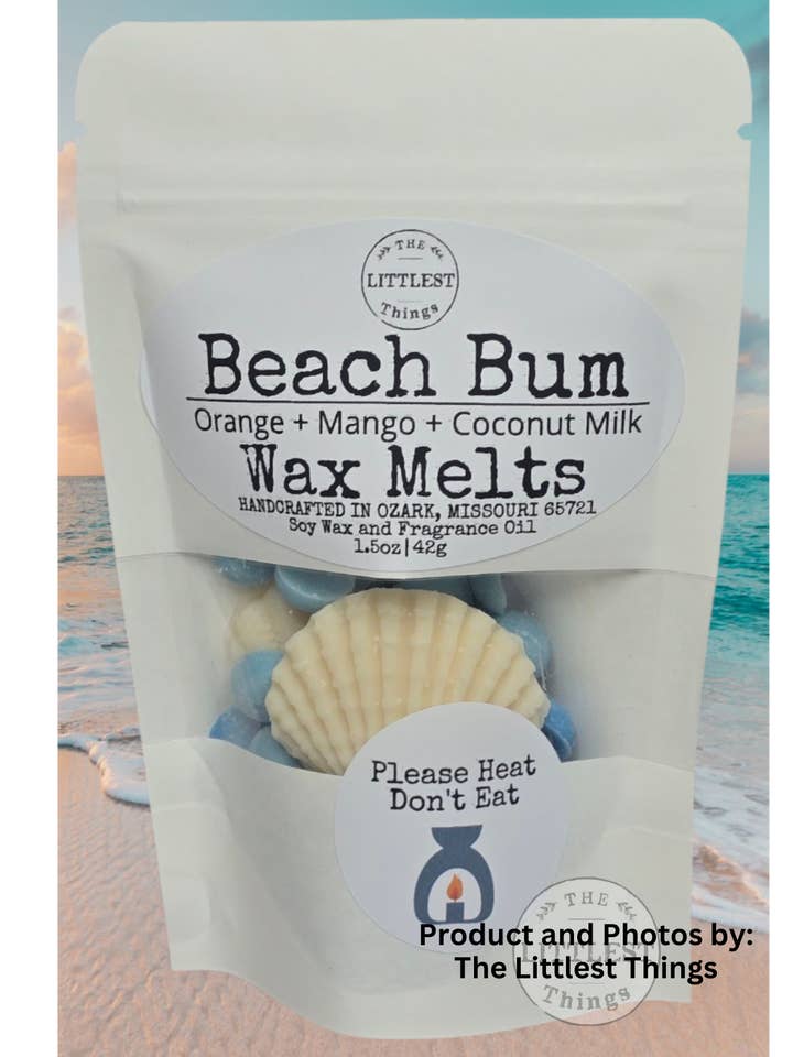 Beach Bum Wax Melt for wholesale by The Littlest Things