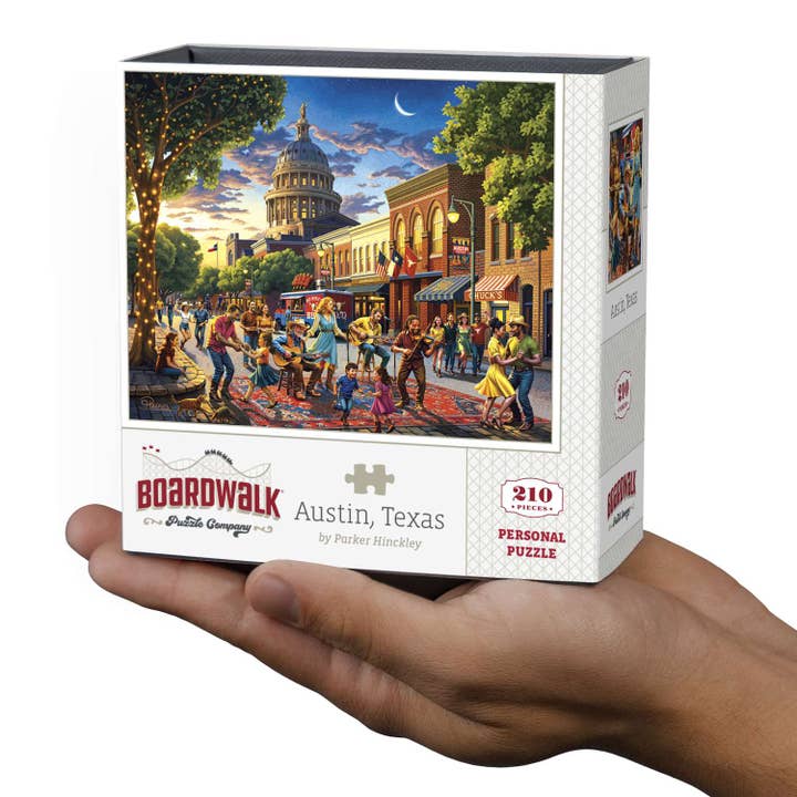 Austin, Texas - Personal Puzzle - 210 Piece for wholesale by Boardwalk Puzzle Company