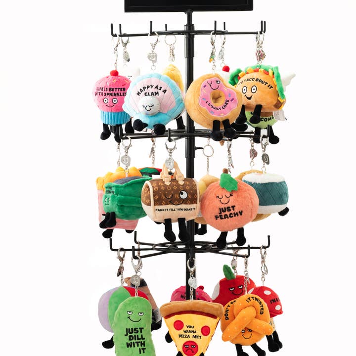 Bag Charm Full Assortment Display! Plush Toy Funny Cute for wholesale by Punchkins
