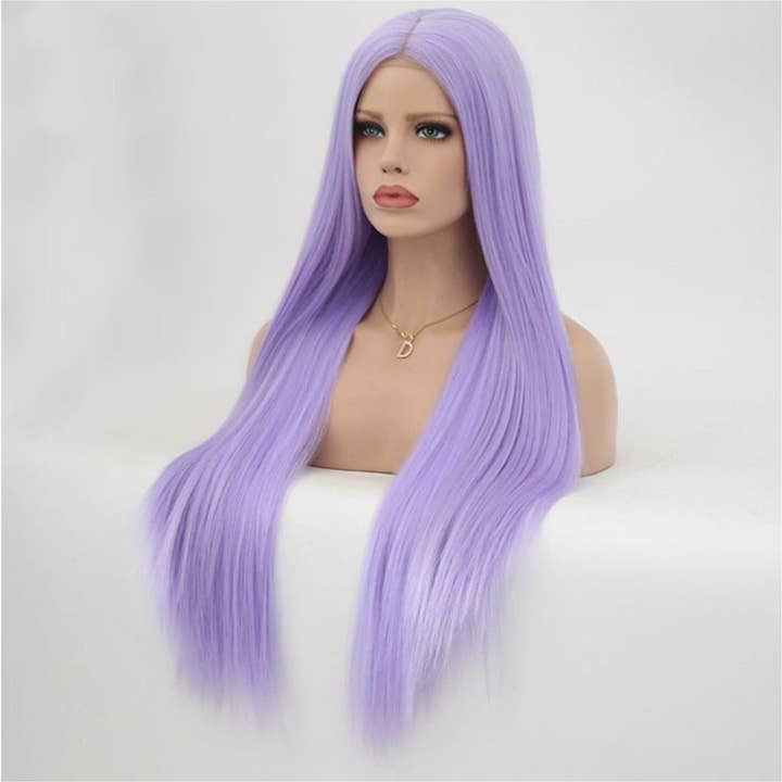 Milk & Honey - Wholesale Hair Extensions - Met Gala Dreams Purple Lace Front Wig