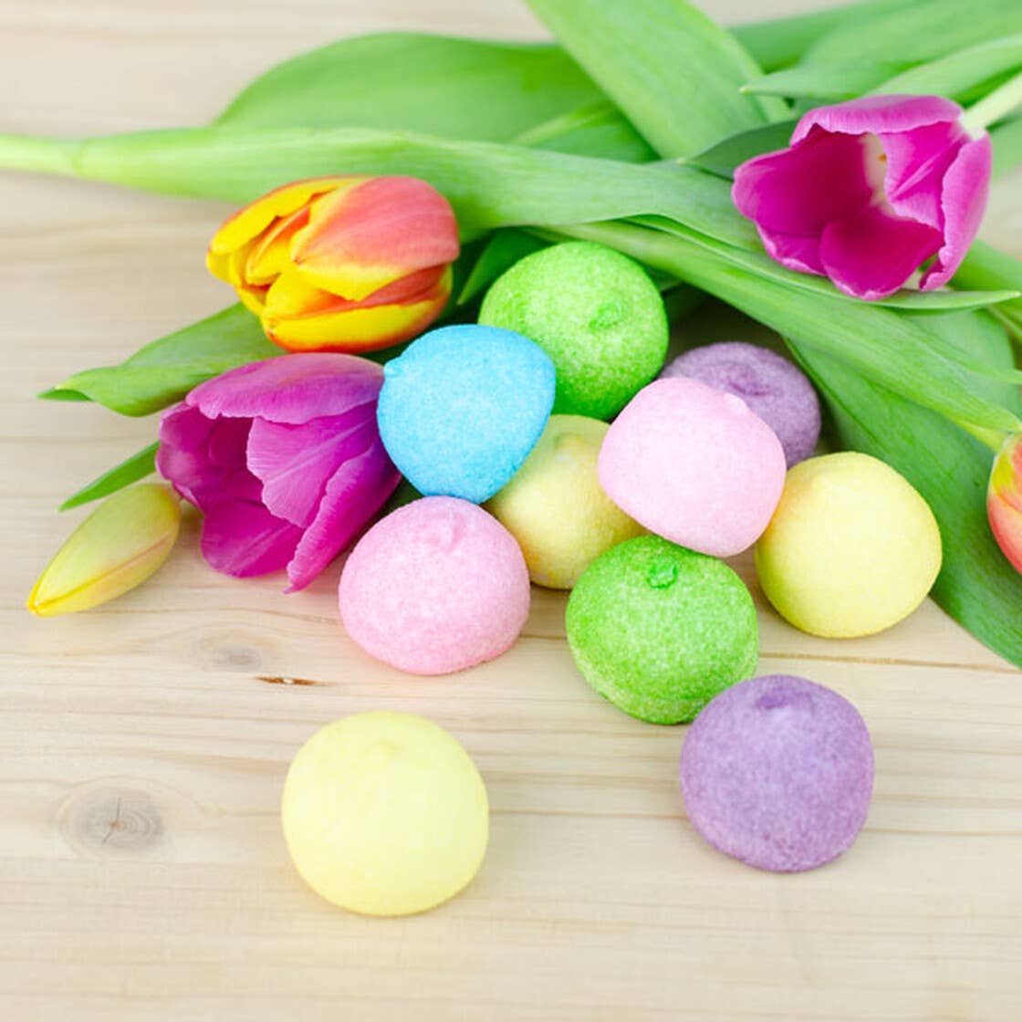 Der Zuckerbäcker – Großhandel Marshmallows – Wundertüte Hasenpuschel Bunte Marshmallows im Mix zu Ostern3