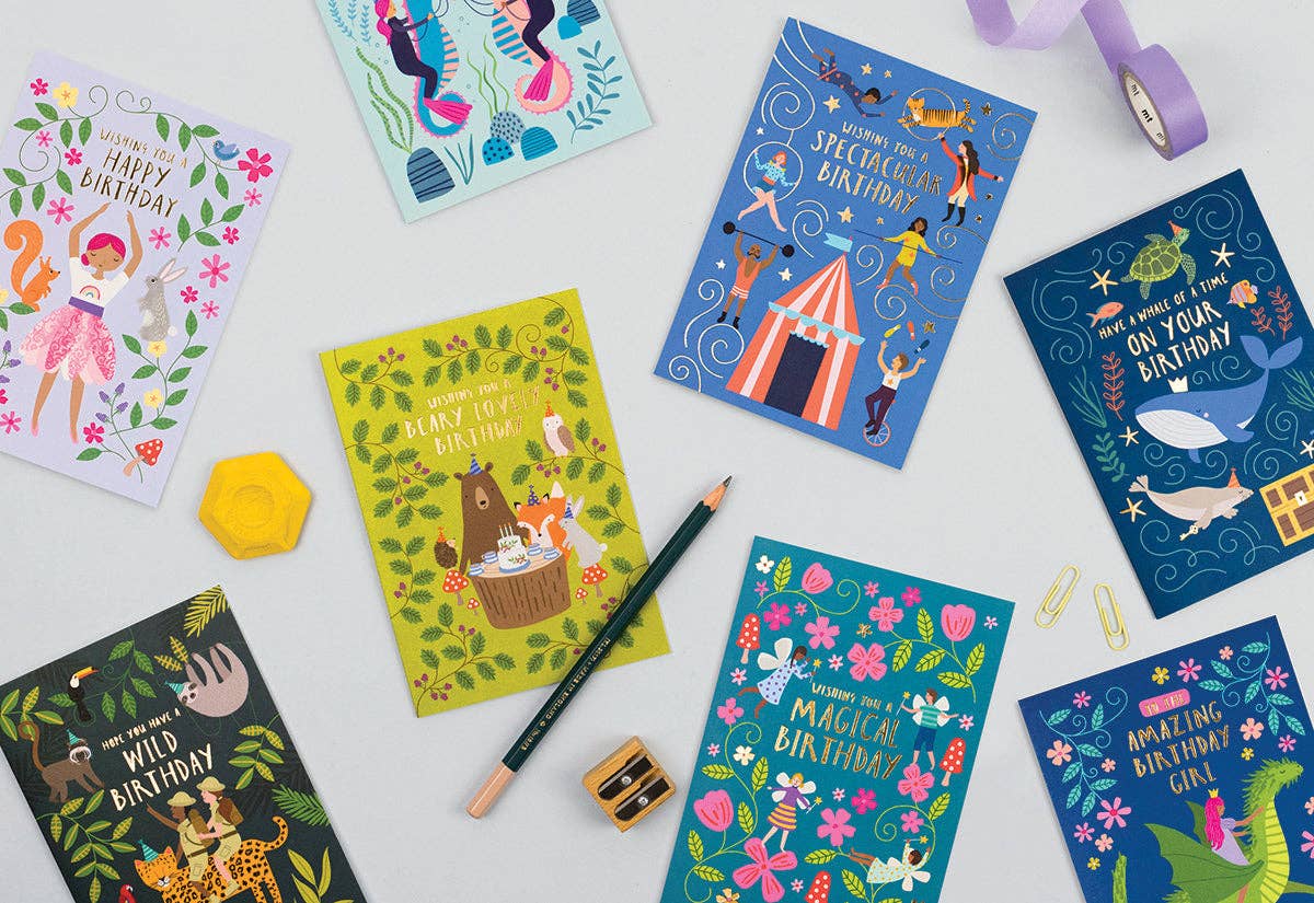 Mifkins - Vente Cartes d'anniversaire - Carte d'anniversaire La Princesse et le Dragon4