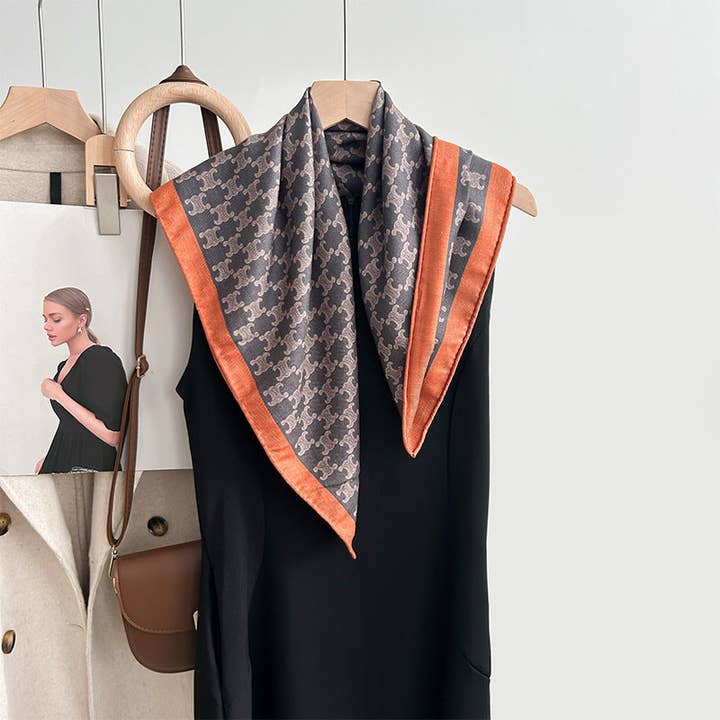 Marayn - Wholesale Scarf - Women's - Luxury Silk Wool Scarf Chic Style 202535