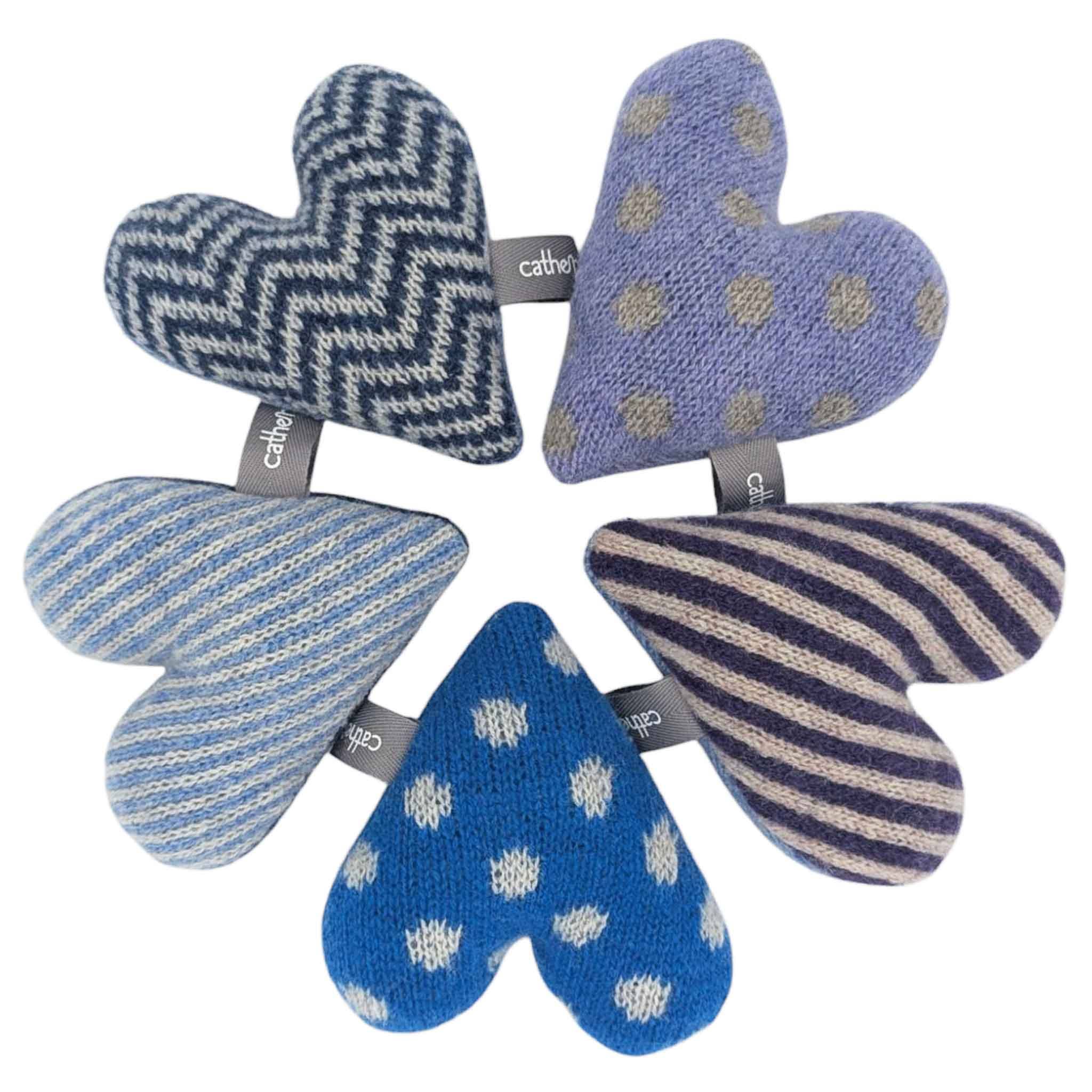 Catherine Tough (US Duties Paid) – wholesale Sachet – NEW Mini Lavender Hearts 5 Packs - Colour Mixes6