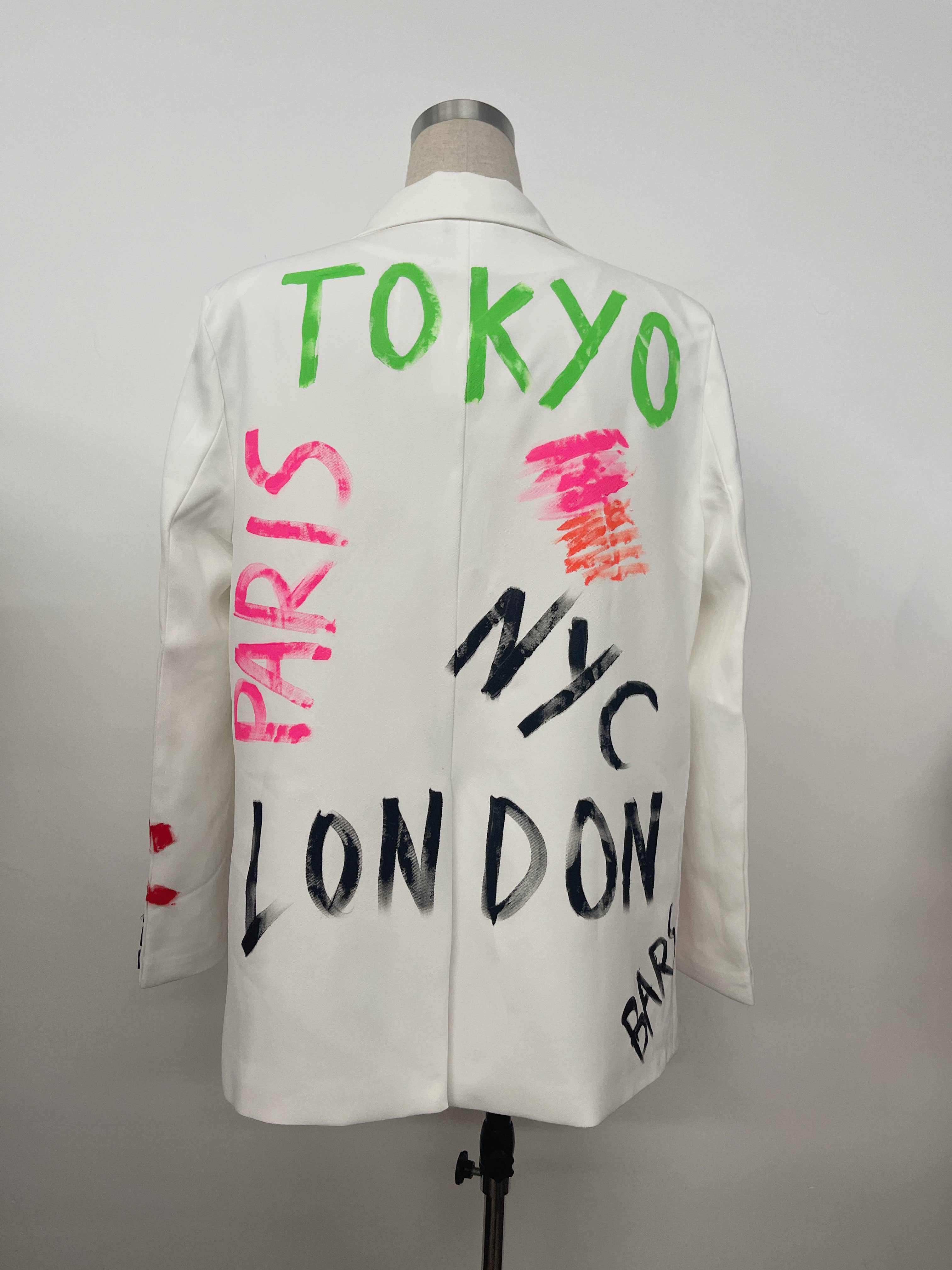 aikha - Wholesale Blazer - Women's - Blazer with writing (5635)4