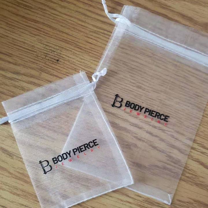 Zakka - Wholesale Gift Bag - Personalized Custom Logo Print Organza Bag Gift Pouch