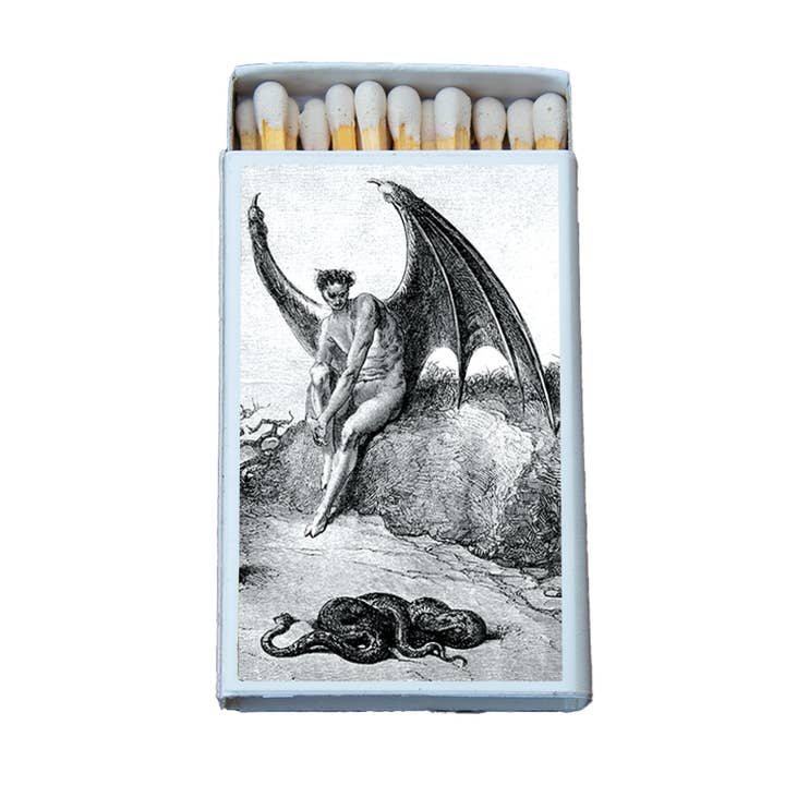Devils Labyrinth Matchbox • Candle Acc • Decorative Matches for wholesale by Most Amazing