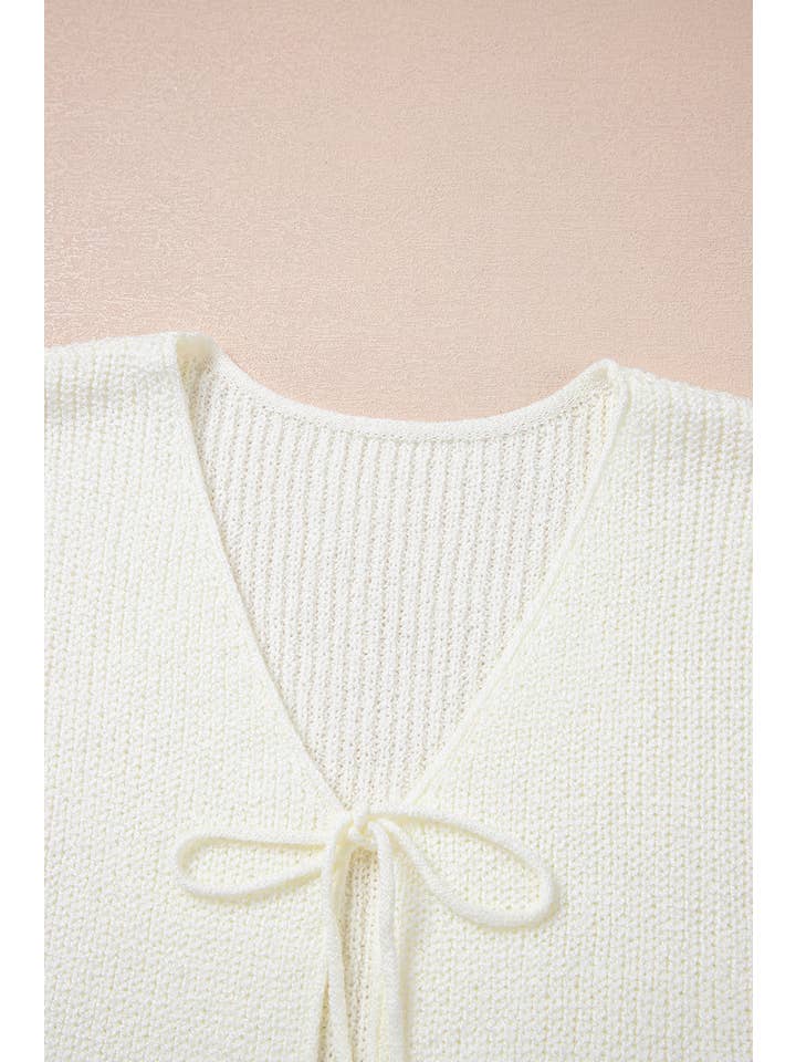 PRETTY BASH – wholesale Tröjväst – Dam – Snörad V-ringad Tröja Väst