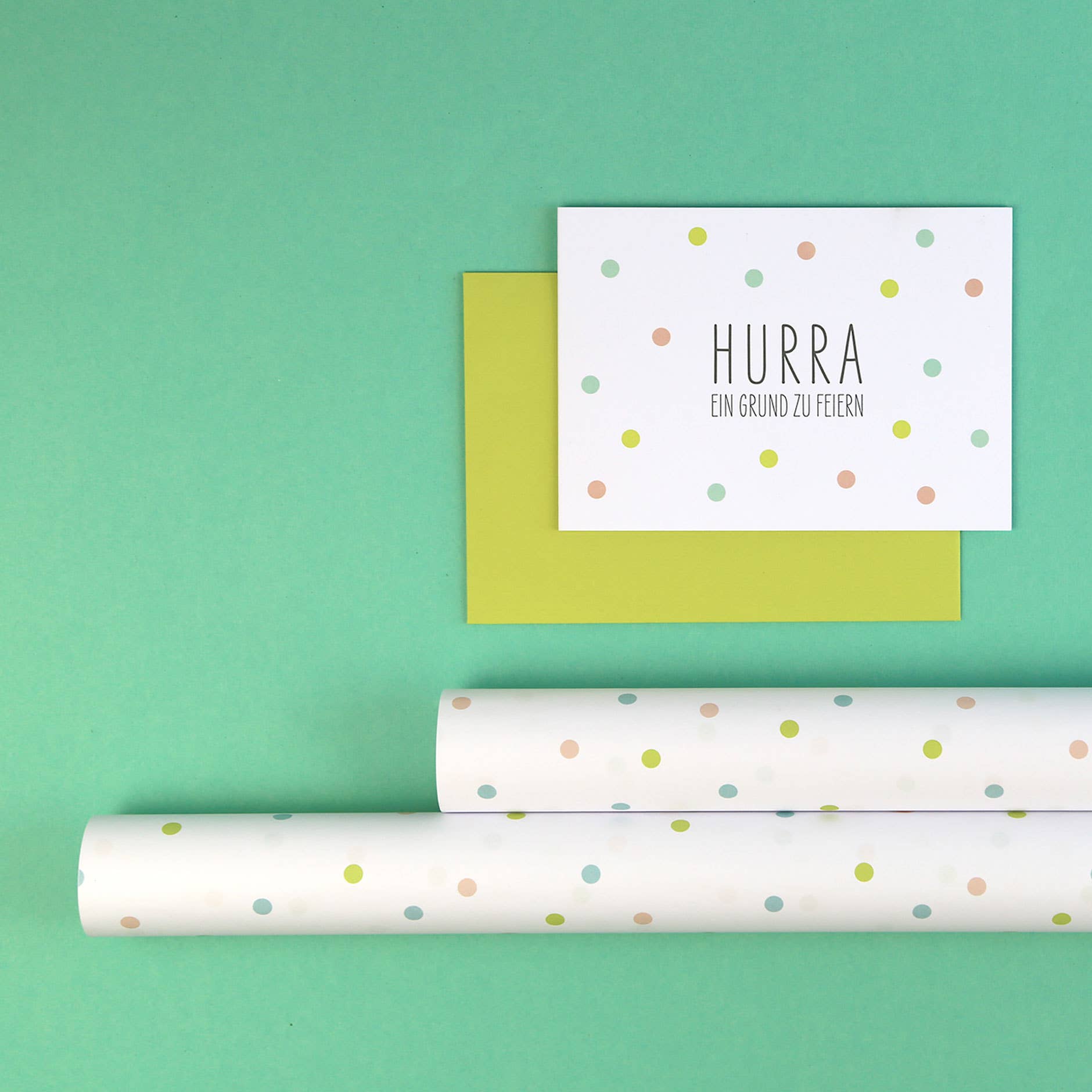 Kunst an Papier - Wholesale Flat Wrap - Emma Dots Wrapping Paper4