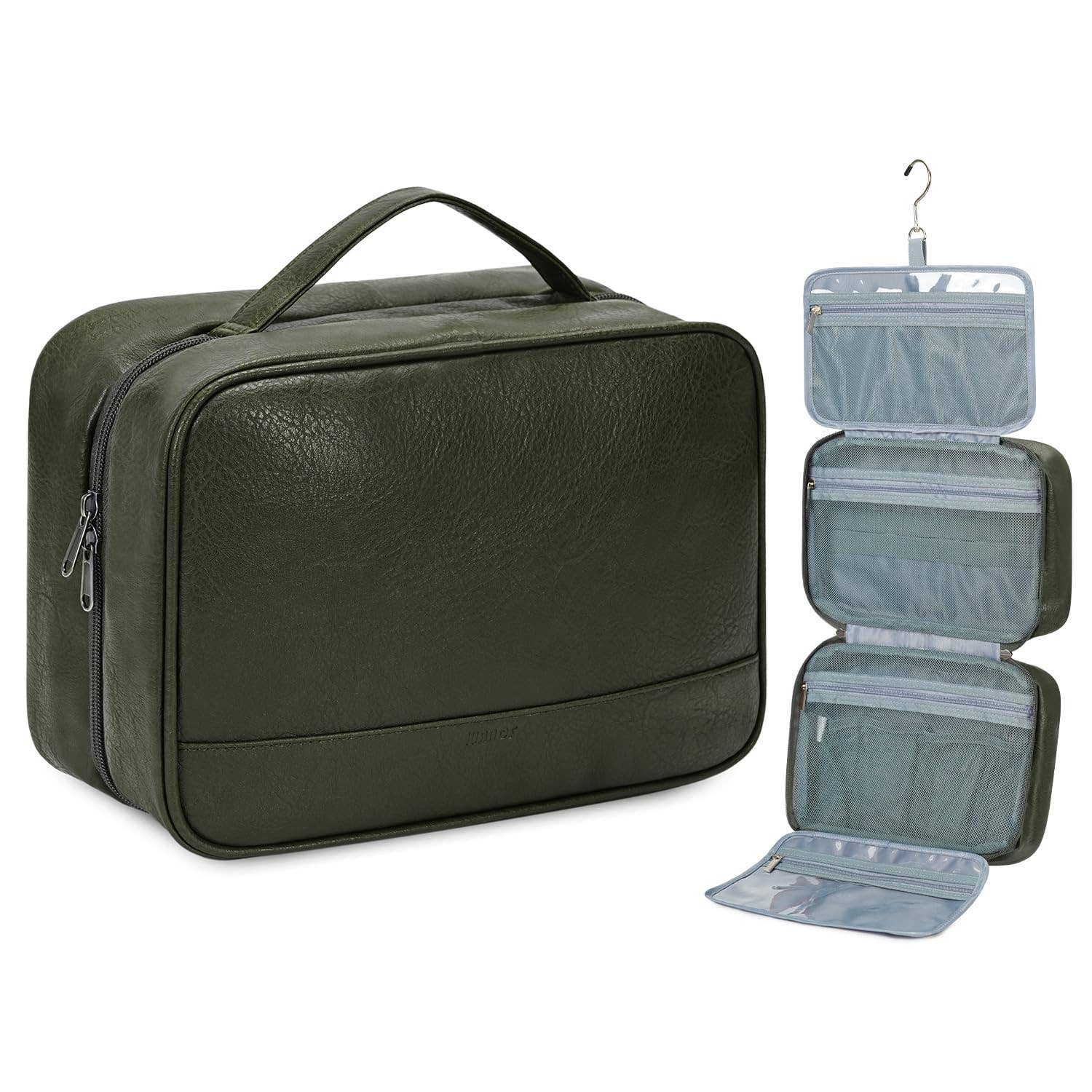 wandf – Großhandel Kosmetiktasche – Unisex – Kosmetiktasche Dopp Kit Rasierbeutel mit 4 Fächern, Unisex14