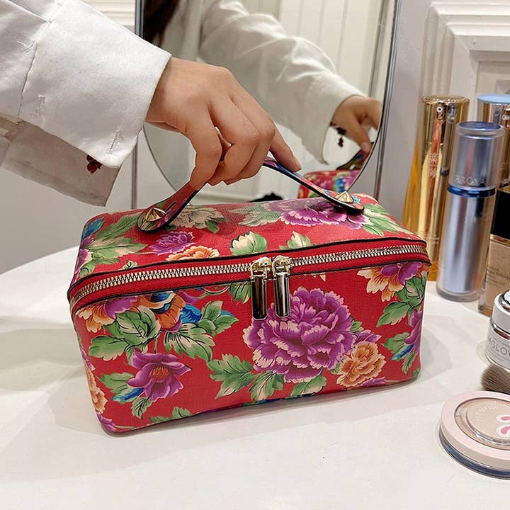 NEW CHINESE STYLE BIG FLOWER COSMETIC BAG_CWAB4499 for wholesale by ACCITY