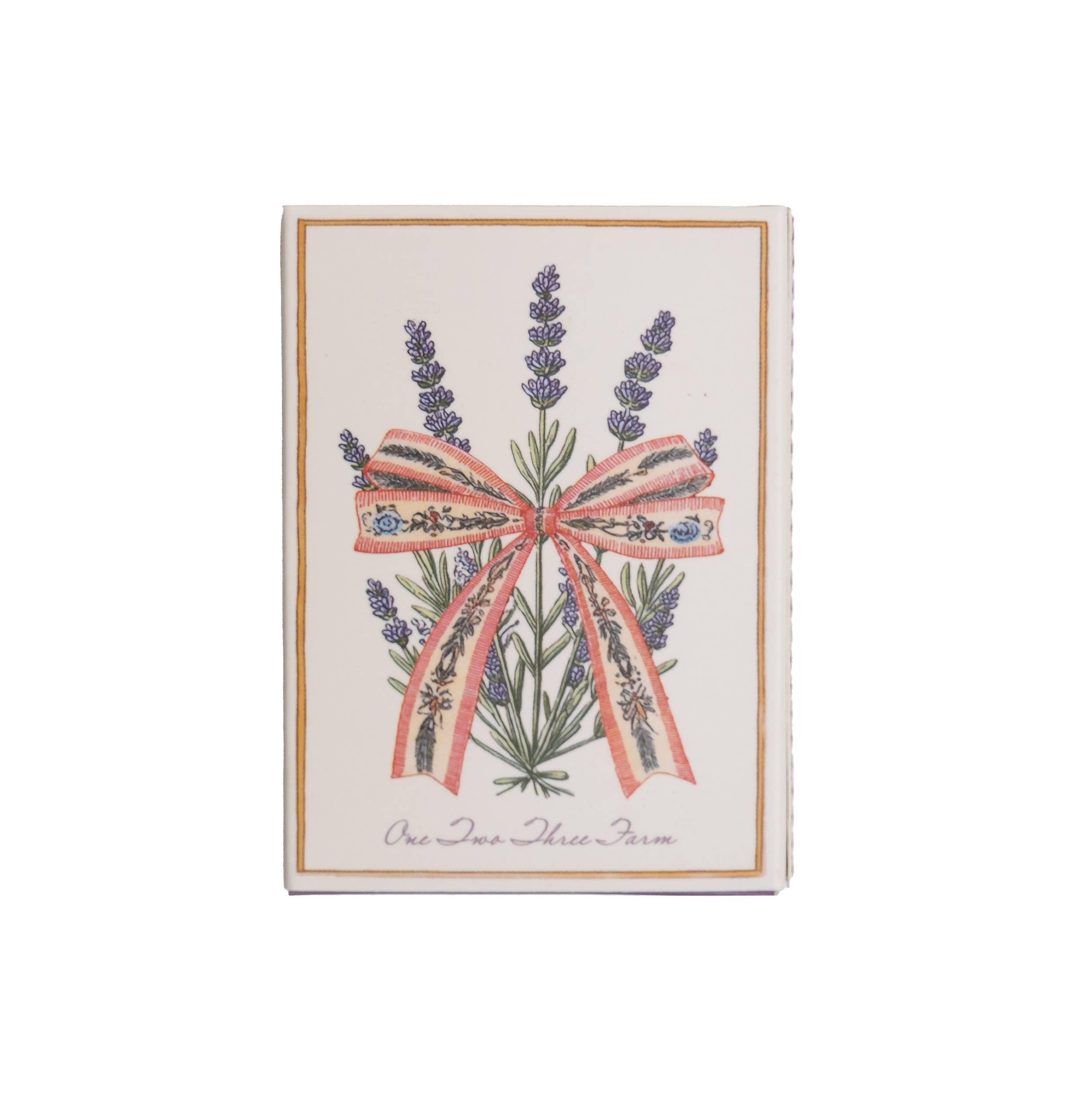 123 Farm - Wholesale Matches - "A Lavender Christmas" – Boxed Set, 2", 40 Safety Matches 1