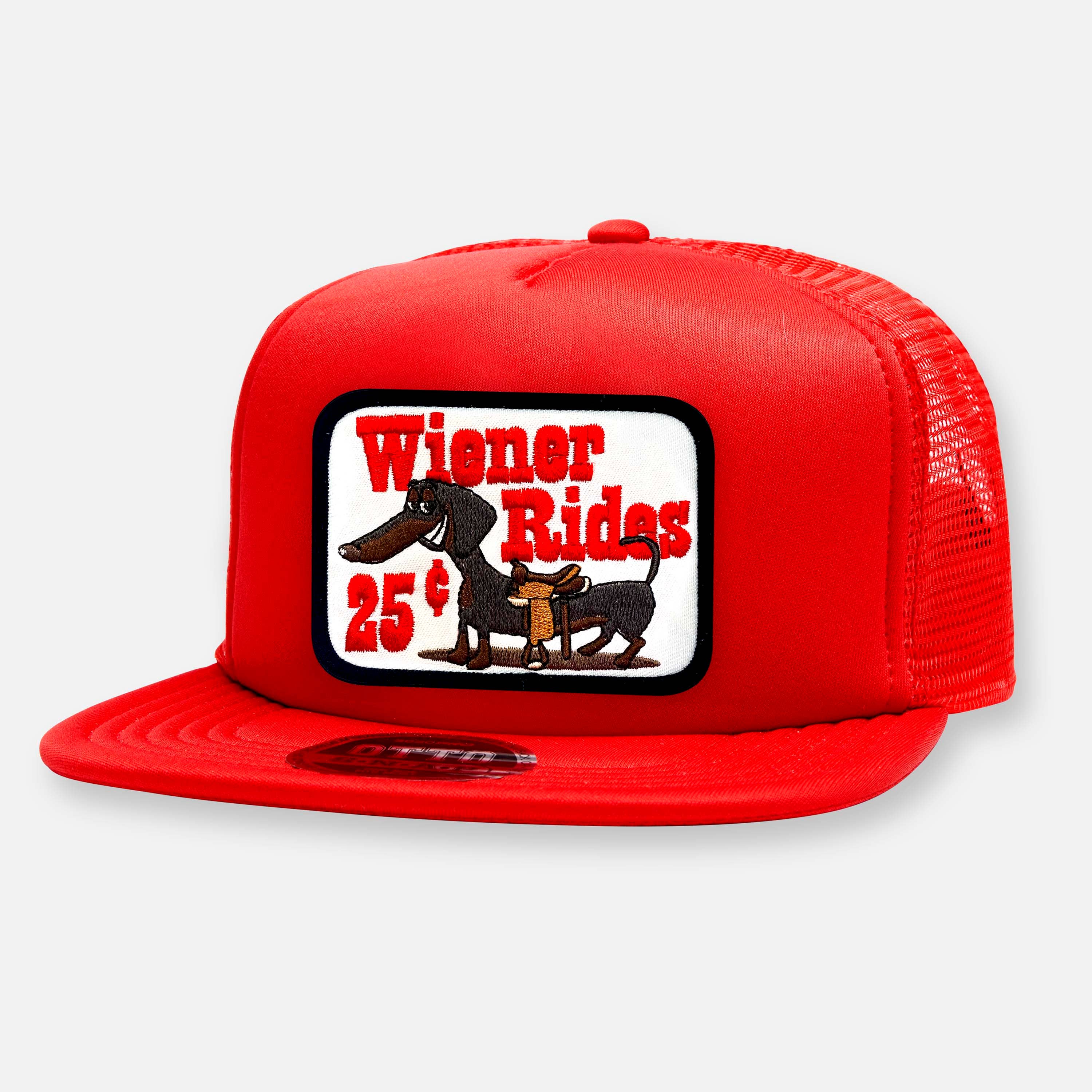 Webig Moto Company - Venta al por mayor Gorra trucker - Unisex - SOMBRERO WIENER RIDES CON VISERA PLANA2