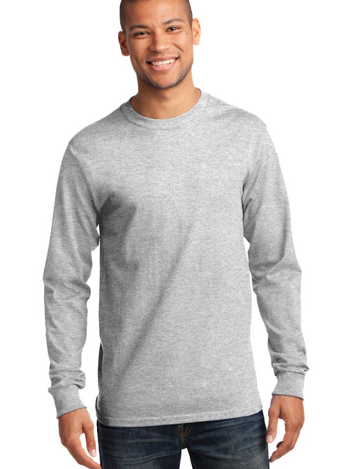 Ink Tees Custom T-Shirt Personalized Print, Premium Quality, Fast Turnaround, Multiple Colors Port & Co‚Ñ¢ Tall Long Sleeve Essential Tee. PC61LST for wholesale by Ink Tees Custom Tshirts