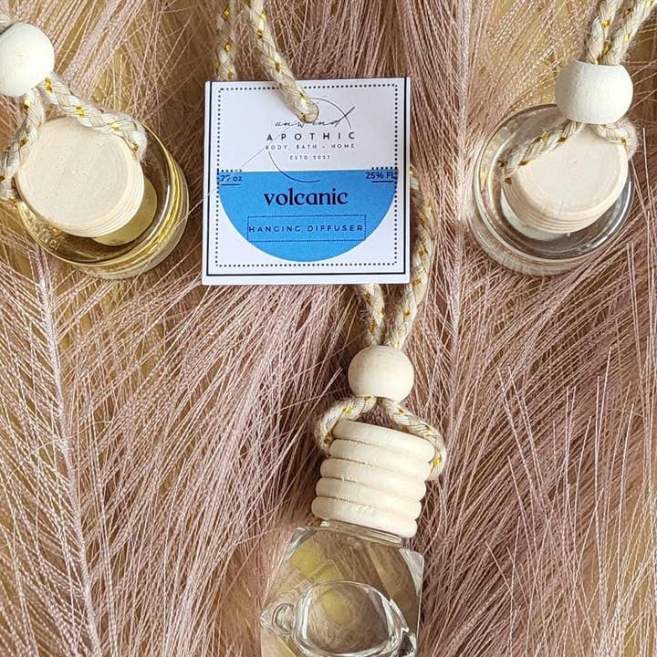Unwind Apothic - Wholesale Air Freshener - Hanging Air Freshener - Car Deodorizer - Aromatherapy - Desk Freshener- Portable Air Reed Diffuser- Essential Oil Pendant - Perfume Ornament