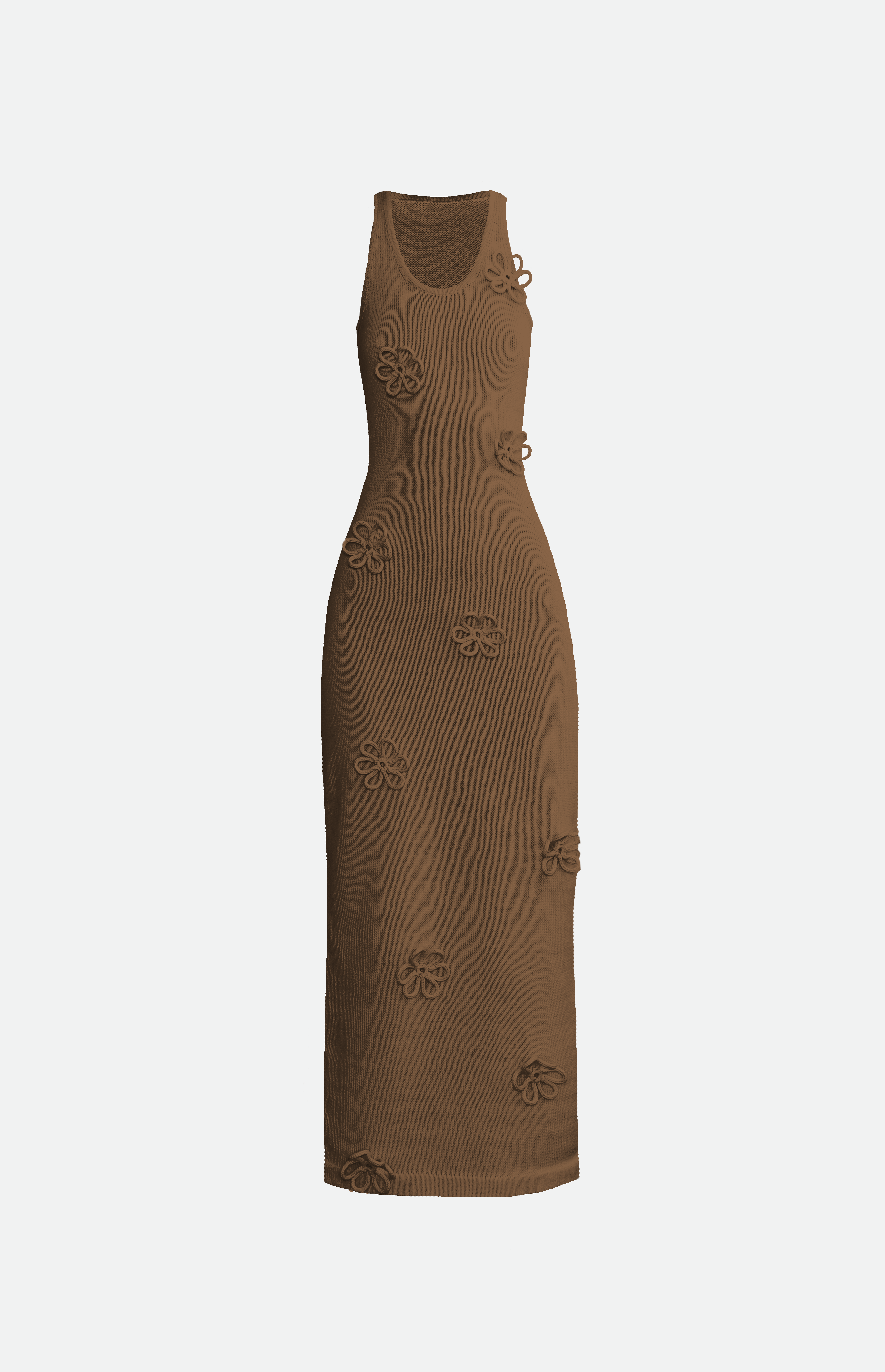 Studio Selles - Wholesale Dress - Women's - Flower midi scoop neck dress9