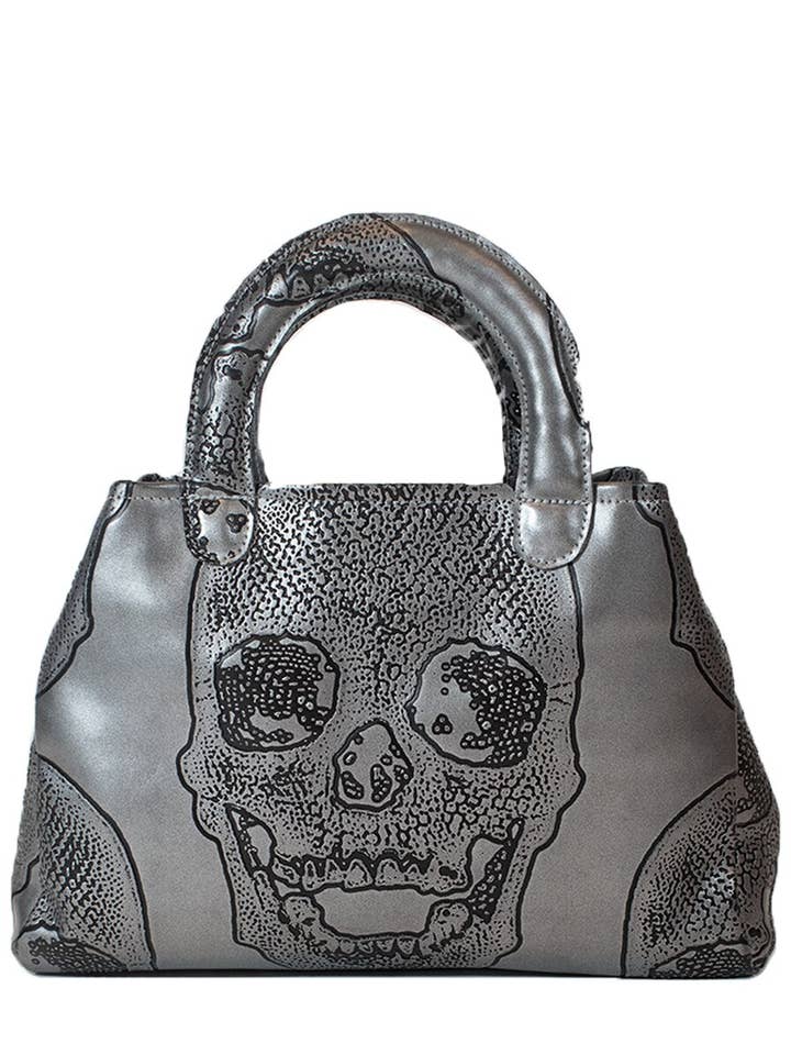 Pewter Skull Stacy Bag for wholesale by Stacy Kessler Accessories