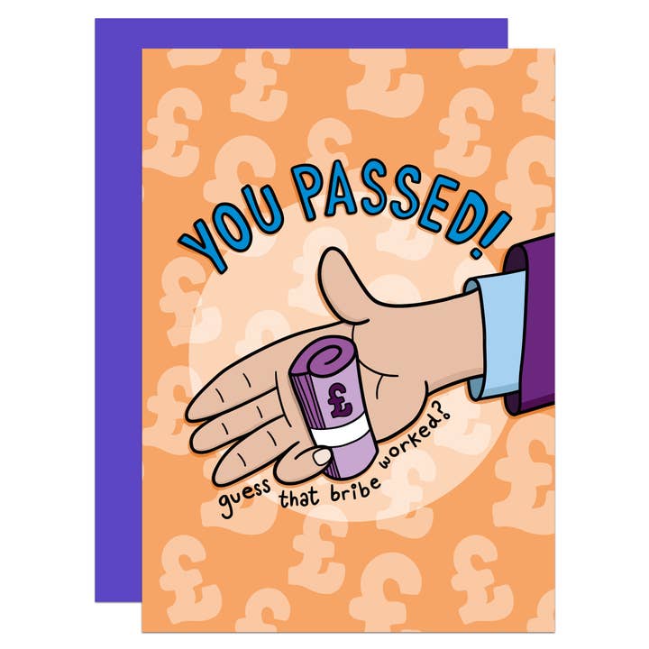 Bestået eksamener bestikkelse A6 kort for engroshandel hos TeePee Creations