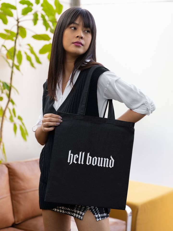 Saco Inferno Book Goth Style, Book Gothic por atacado de Wickedly Divine Shop