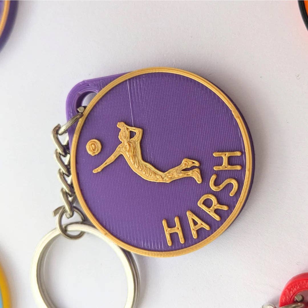 Preneel3dUniverse - Wholesale Keychain - Unisex - Volleyball Keychain – Mini Sporty Accessory for Volleyball Fans1