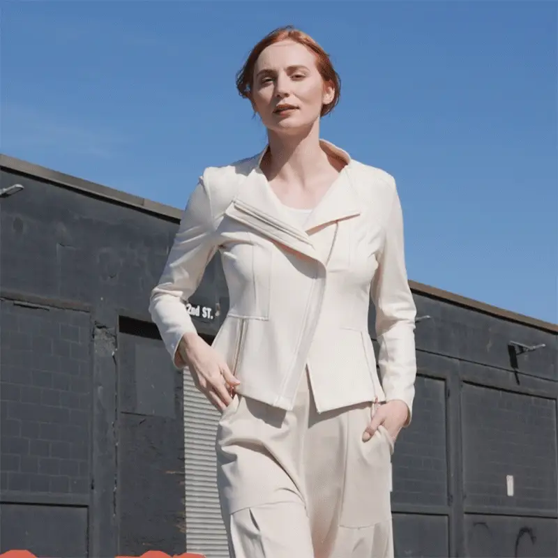 Clara Sunwoo - Vendita all'ingrosso Giacca in pelle - Donna - Giacca Signature Liquid Leather™ JK16111