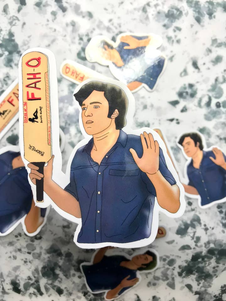 Dazed And Confused Fred O'bannion Sticker for wholesale by Shimmer Me Stickers