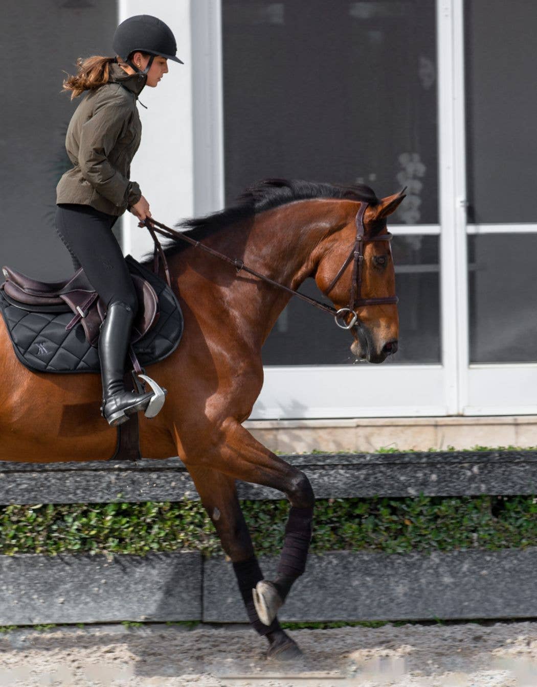 verde Giacca da equitazione antivento verde in vendita all'ingrosso su Faire3