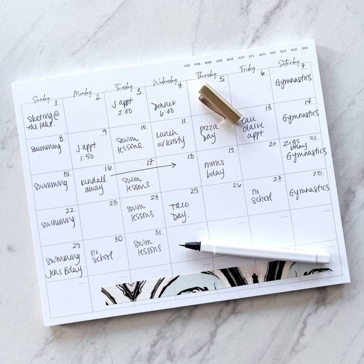 This Month / Monthly Planner for wholesale by Stevie + Bean Paperie