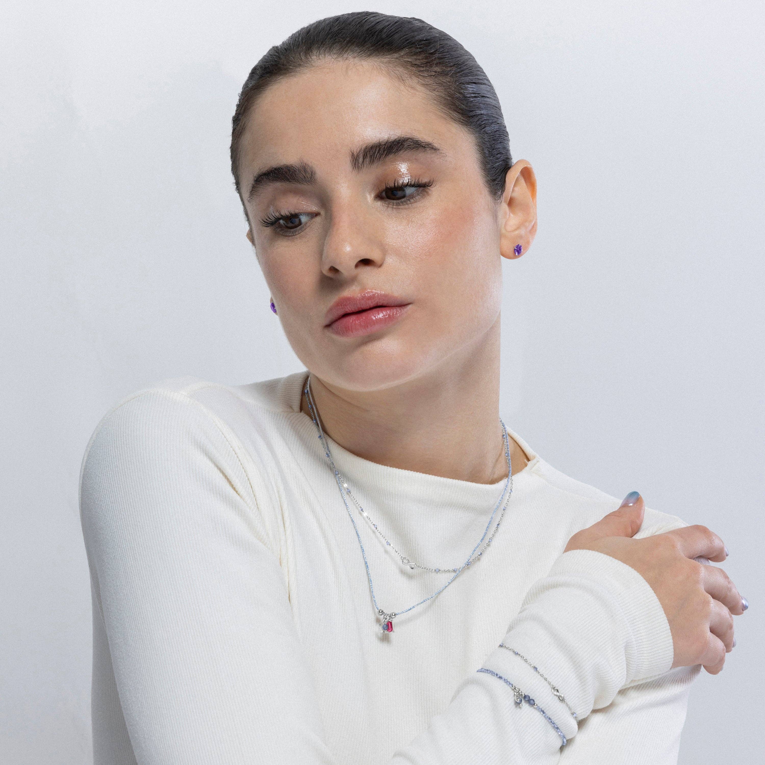 Luxenter - Wholesale Choker/Collar - Collar Luxenter de Plata de Ley 925 y Circonita Brillante acabado en rodio - Ubri2