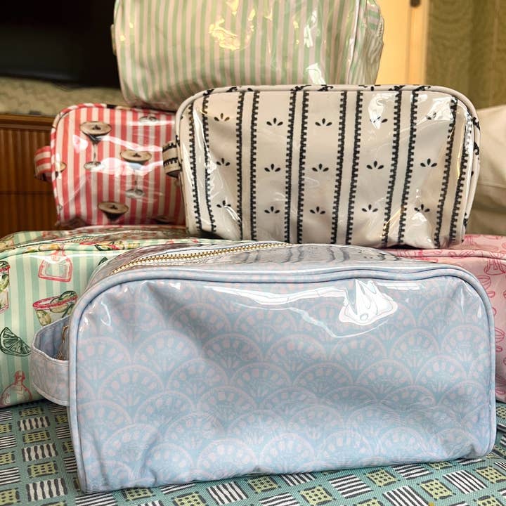 KENZKUSTOMZ - Wholesale Toiletry Bag - Women's - Clear Coat Toiletry Dopp Kit24